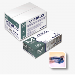 SANTEX GD14 GUANTE DE VINILO AZUL SIN POLVO 4,5gr